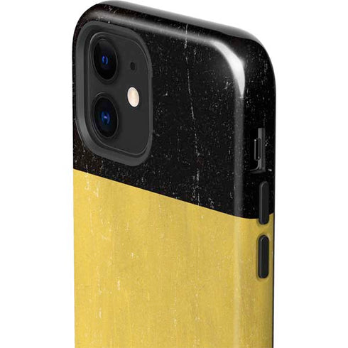 Belgium Flag Distressed iPhone 12 Mini Impact Case